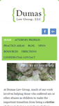Mobile Screenshot of dumaslawgroup.com